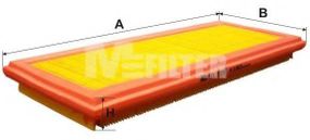 Фільтр повітряний FIAT (вир-во M-Filter) MFILTER K160 на FIAT STRADA II (138A)