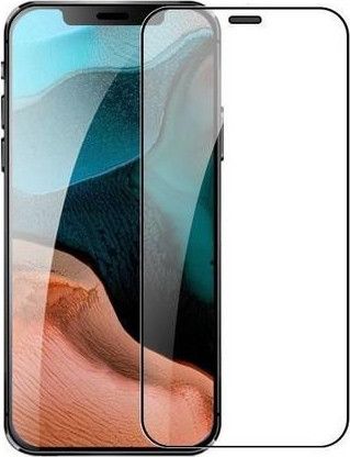 Захисне скло для телефону iLera iLera iPhone 12 Pro Max DeLuxe FullCover Glass Black (iLFCDL1267)
