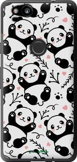 Чохол на Google Pixel 2 Панди "4318t-1075-2448"