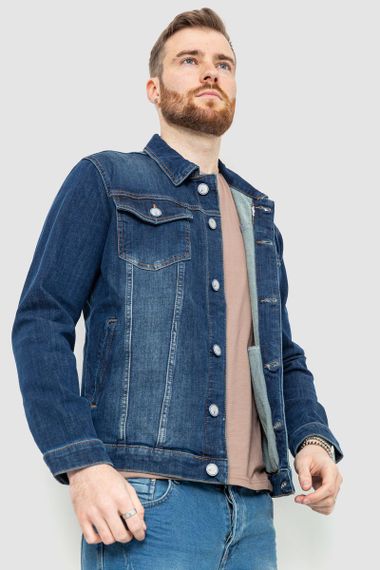 Джинсова куртка чоловіча, колір синій, 157R4607 | Зображення 2