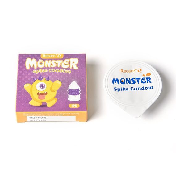 Насадка на член Recare Yellow Monster Spike Condom (м'яте паковання!!!) | Зображення 4