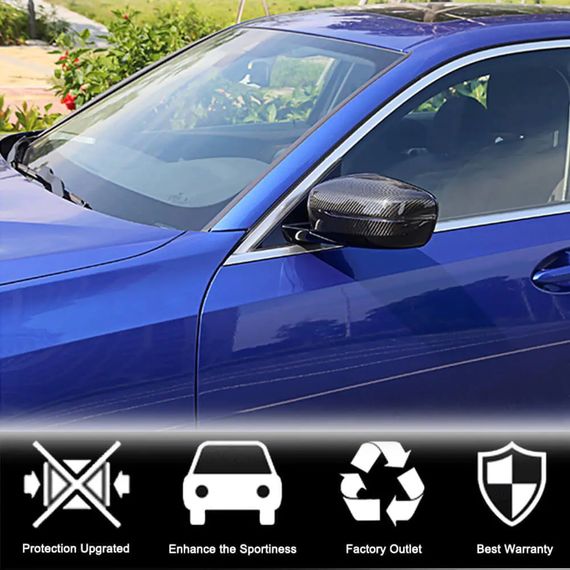 Кришки дзеркал M-Look V1 (Карбон) для BMW 7 серія G11/G12 2015-2022 рр | Зображення 1