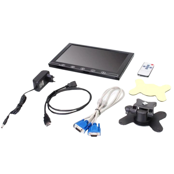 10.1" (AV + VGA + HDMI + BNC) Автомобільний РК-монітор