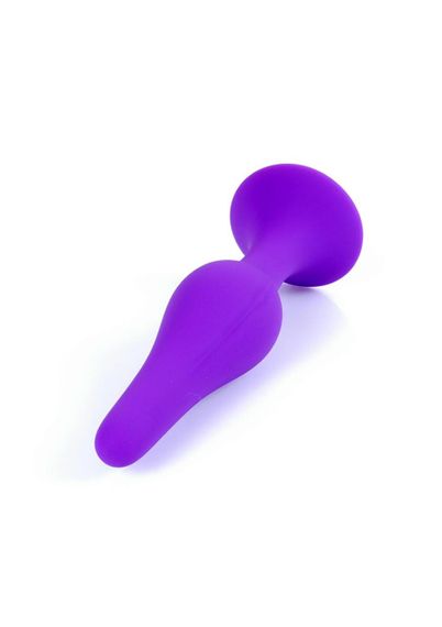 Анальна пробка - Silicone Purple Plug S Sex Aura | Зображення 2