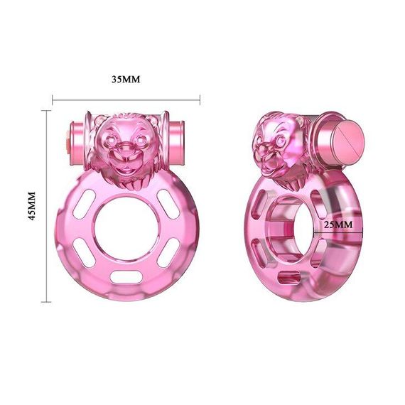 Ерекційне кільце з вібрацією RING, BI-010084A Sex Aura | Зображення 5