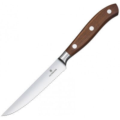 Кухонний ніж Victorinox Grand Maitre Steak 12см Serrated Wood (7.7200.12WG) | Зображення 3