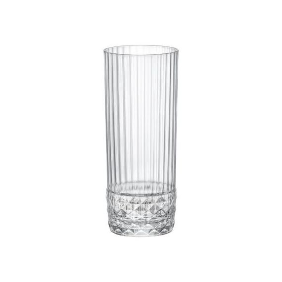Набор стаканов Bormioli Rocco AMERICA'20s LONG DRINK выс., 6*400 мл (122143BAU021990)