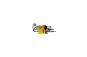 Набор торцевых ключей Torx T10, T15, T20, T25, T27, T30, T40, T45, T50 коротких CrV (9шт) СИЛА