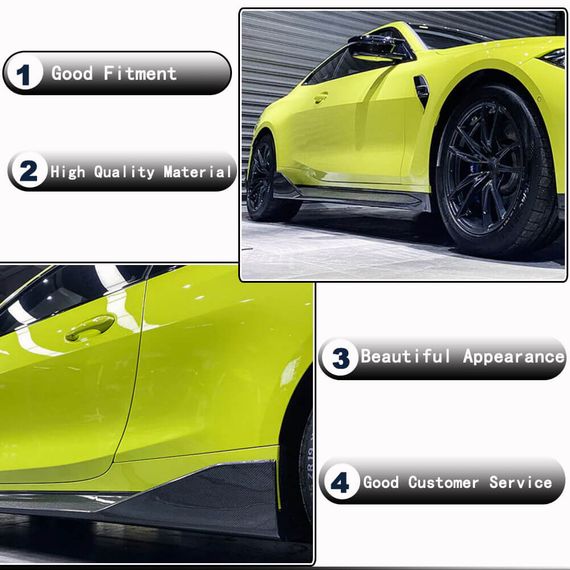 Накладки на пороги V1 (для G82/G83, Карбон) для BMW 4 серия G22/23/26 2020- гг | Зображення 2