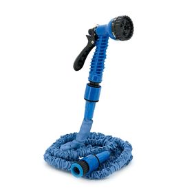 Шланг Садовий KY-75B, 2,5-7.5м/25ft, + розпилювач, насадка на кран, Blue, Box