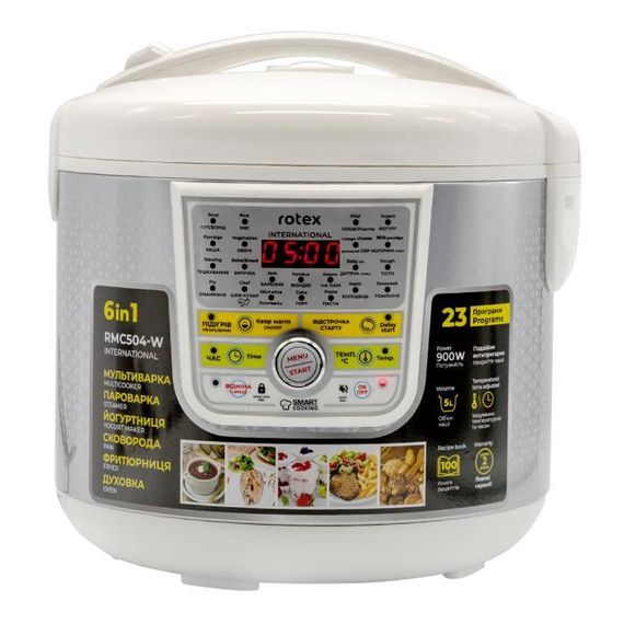 Мультиварка Rotex International RMС504-W 900 Вт
