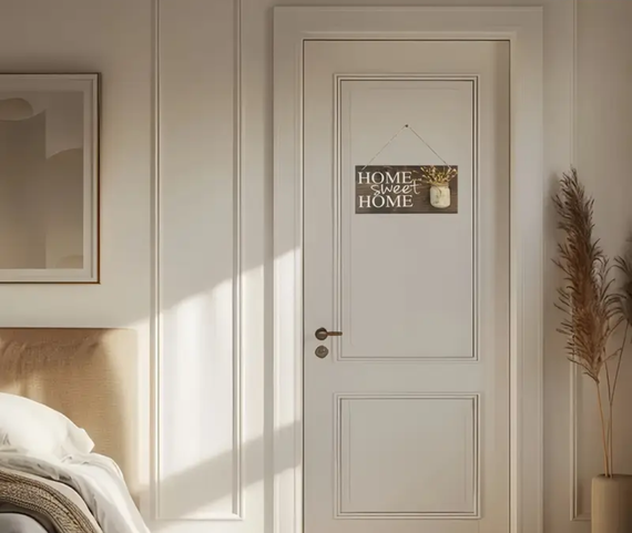 Табличка / постер  "HOME  SWEET HOME"  декор 20*10 см | Зображення 1