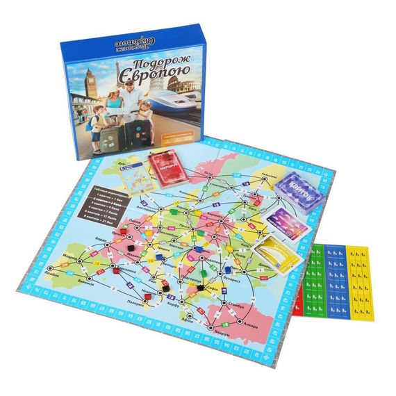 Настольная игра Путешествие Европой | Зображення 1