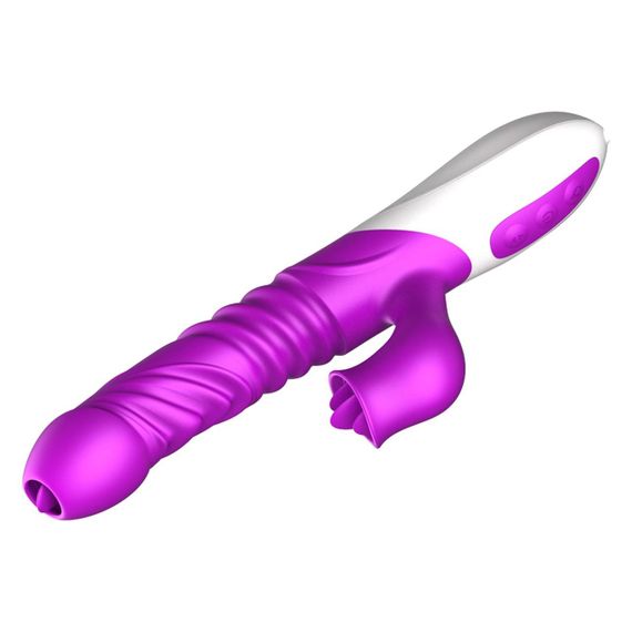Вібратор - Silicone Vibrator, USB, 10 Function &Thrusting Function, Heating Sex Aura | Зображення 5