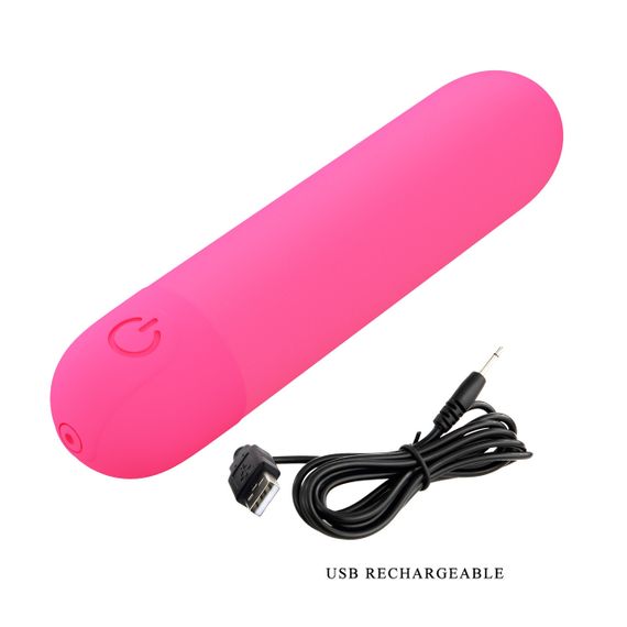 Перезаряджувана вібропуля Pretty Love — Stefan Pink, BI-300085-2 Sex Aura | Зображення 9