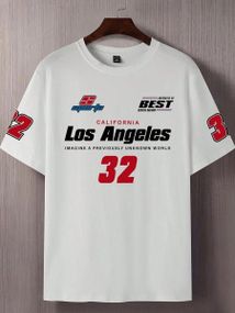 Футболка чоловіча з принтом повсякденна L Білий