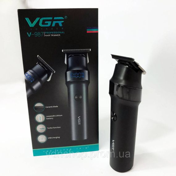 Акумуляторна машинка для стрижки волосся з насадками VGR, Машинка для стрижки з насадками бездротова DV-41 | Зображення 3
