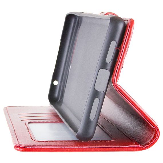 Кожаный чехол-книжка GETMAN Gallant (PU) для TECNO Camon 30 (CL6) Красный | Зображення 2