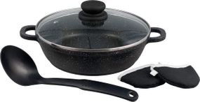Сотейник 24 см Rainstahl RS-5800-24-blaСk