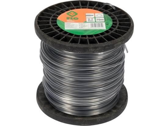 Жилка для тримера мотокоси трикутна 2,7 мм х 70 м бобіна  FLO-89474