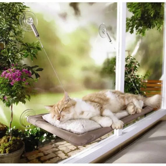 Лежанка для кота віконна Sunny Seat Window Cat Bed | Зображення 3