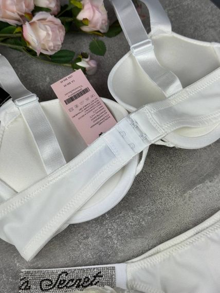 Комплект Victoria's Secret 2402 Push-Up Bra білий | Зображення 3