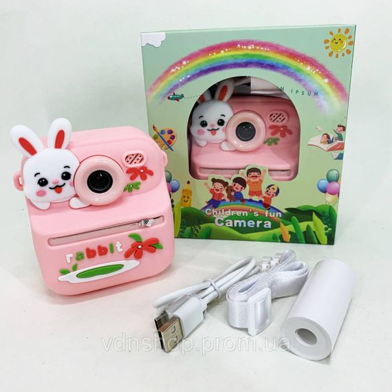 Камера мгновенной печати с экраном, Мгновенная печать снимков, Фотоаппарат для детей настоящий FO-21 | Зображення 5