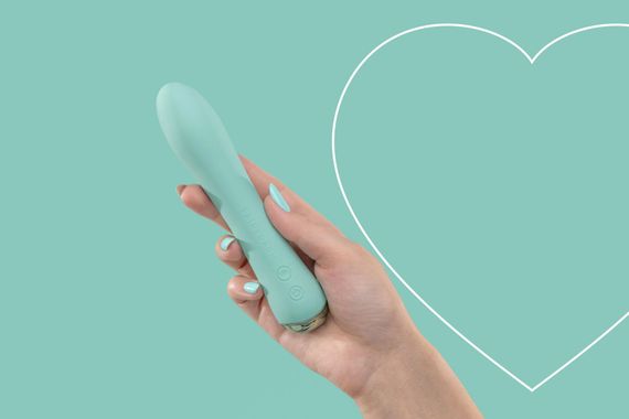 Вібратор з підігрівом FairyGasm WowGenie green, підігрів до 42 °C | Зображення 6