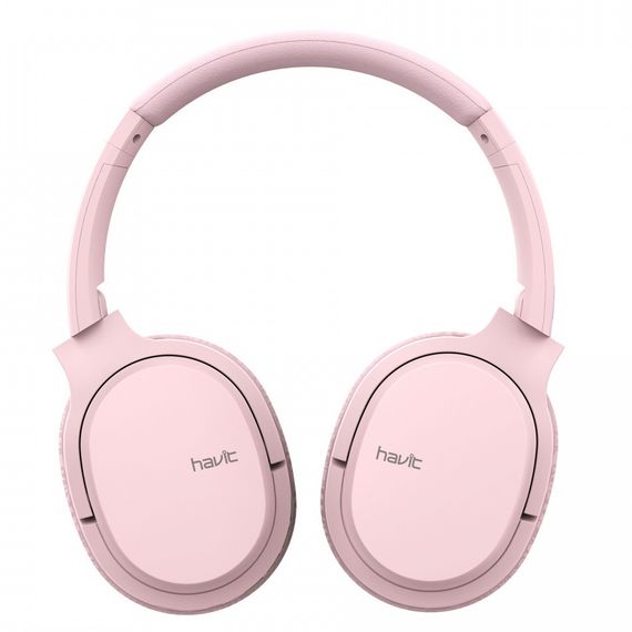 Беспроводные наушники с микрофоном HAVIT HV-I62 Deep Pink складные, до 20 ч работы | Зображення 7