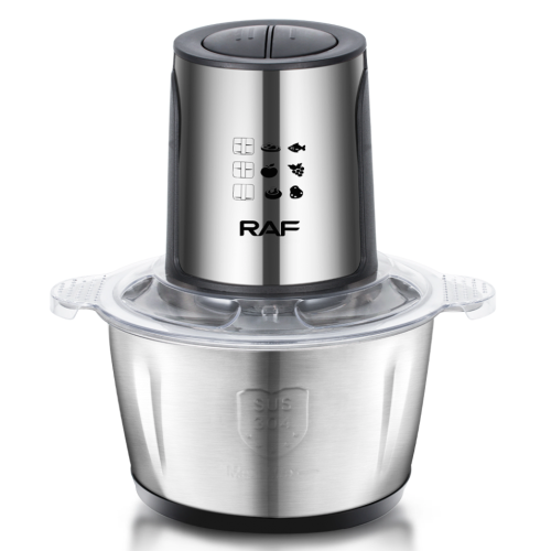 Кухонний подрібнювач електричний (чопер) Food Processor R.7019 | Чопер для м'яса та овочів 2л, 1000 Вт | Зображення 1