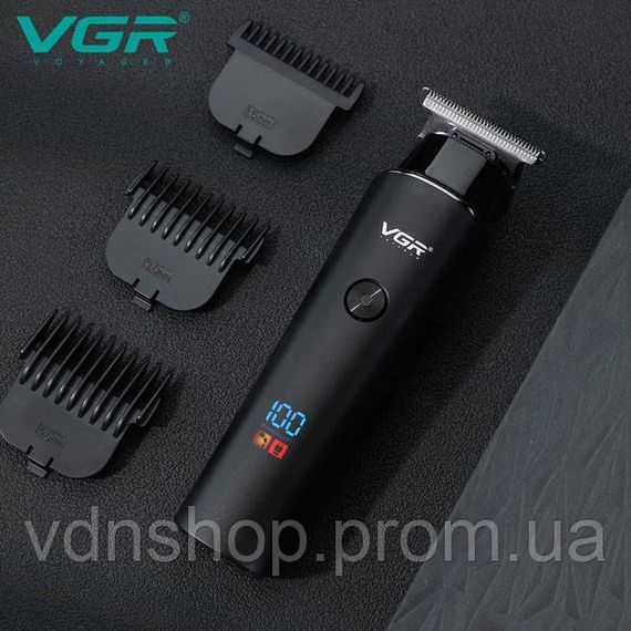 Машинка для стрижки с множеством насадок VGR, Стильная машинка для стрижки мужская UO-73 | Зображення 5