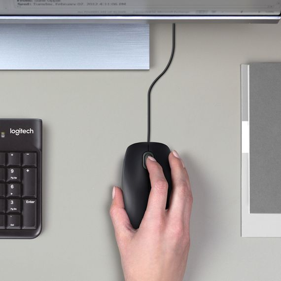 Миша Logitech B100 USB | Зображення 1