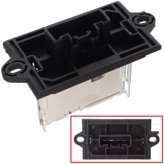 Nissan Micra III K12 (от 2003-) резистор реостат печки 27150AX115, Ниссан Микра 3 | Зображення 1