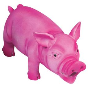 Игрушка для собак Flamingo Pig, 22 см, розовая
