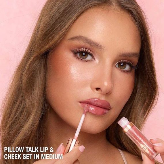 Лімітований набір Charlotte Tilbury Pillow Talk Lip And Cheek Kit - Pillow Talk Medium | Зображення 2