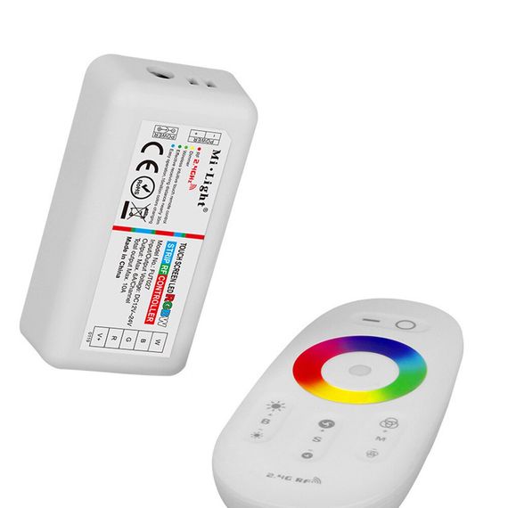 Контроллер RGB + W PROLUM (RF; 5K; сенсорний; 24A; Білий) | Зображення 2