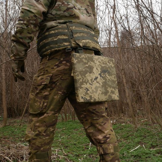 Каремат-сидушка Militex 20mm Cordura Pixel під броню | Зображення 5