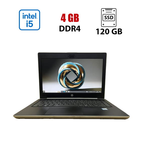 Ультрабук Б-клас HP ProBook 430 G5 / 13.3" (1920x1080) TN / Intel Core i5-8250U (4 (8) ядра по 1.6 - 3.6 GHz) / 4 GB DDR4 / 120 GB SSD / Intel UHD Graphics 620 / WebCam б/в