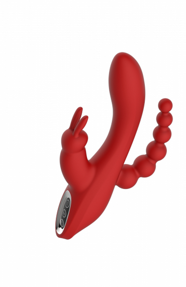 Вібромасажер потрійний Dream toys RED REVOLUTION HERA Sex Aura | Зображення 3