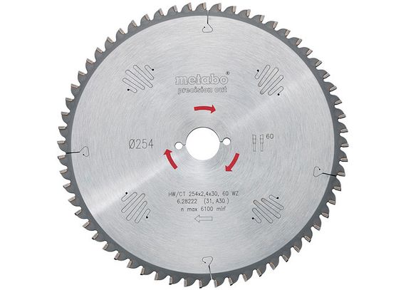 Пильний диск METABO Precision Cut 315*30*84 зуби  (628225000)