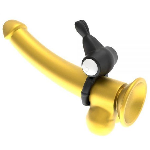Ерекційне віброкольцо Power Clit Cockring, Black Sex Aura | Зображення 4
