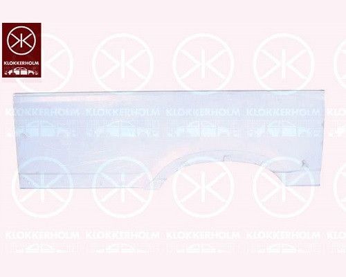 Ремчасть бока левая Opel Movano, Renault Master 98-09 средняя база, верхняя часть