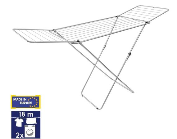 Сушарка для білизни підлогова Casa Si Kolibri 18m Silver (CS42191C06) | Зображення 3