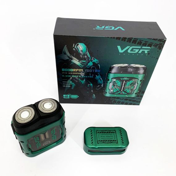 Бритва для сухого гоління VGR V-344, Електробритва для густої бороди, Бритви акумуляторні QY-67 | Зображення 5