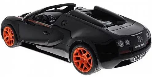 Машинка Rastar Bugatti Grand Sport Vitesse на радіокеруванні. 1:14. Колір: чорний | Зображення 3