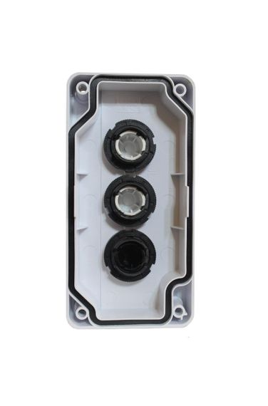 Пост кнопковий ХВ2-В324 "ВГОРУ-СТОП-ВНИЗ" 1NO+1NC+1NO біла червона чорна "↑-0-↓" Ny95505557 | Зображення 1