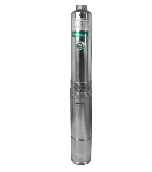 Свердловинний насос SHIMGE 4SP(m) 2/16-0.75 кВт, Н 117(95)м, Q 55(30)л/хв, Ø96 мм + кабель 55 м