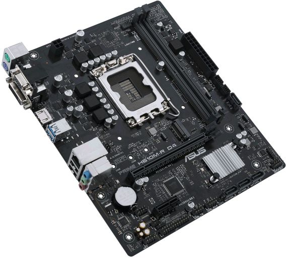 Материнcкая плата ASUS PRIME H610M-R D4-SI s1700 H610 2xDDR4 M.2 HDMI D-Sub DVI mATX White BOX WITH ACCESSORY 90MB1B40-M0ECY0 | Зображення 4