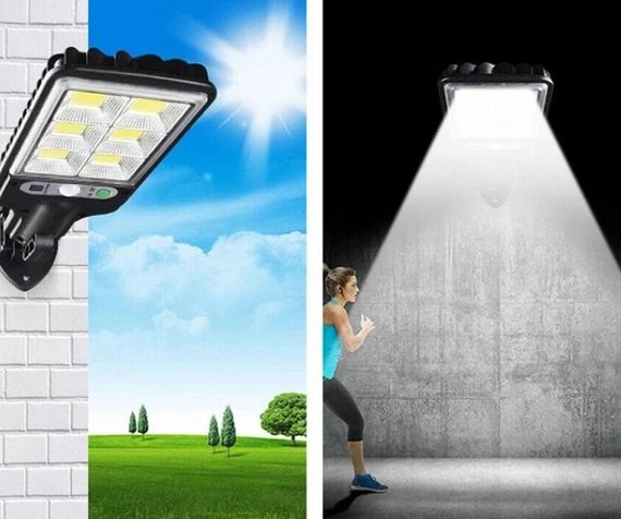 Світлодіодний ліхтар на сонячній батареї з пультом 11169 22.5х8.4 см | Зображення 1