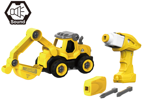 Конструктор DIY Spatial Creativity - Екскаватор ел.двиг. LM8011-DZ-1 (CJ-1365027) | Зображення 2